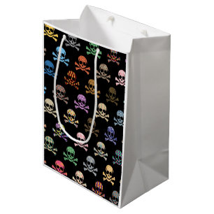 Sac Cadeau Moyen Colorful Skull