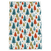 Sac Cadeau Moyen Colorful Trees (Dos)