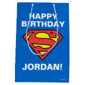 Sac Cadeau Moyen Comics DC | Superman | Logo classique (Dos)