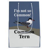 Sac Cadeau Moyen Common Tern Seabird Bird Funny (Dos)