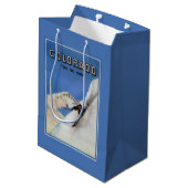 Sac Cadeau Moyen Complète la nation - affiche promotionnelle de ski (Dos Angle)