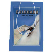 Sac Cadeau Moyen Complète la nation - affiche promotionnelle de ski (Dos)