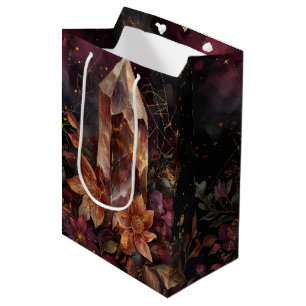 Sac Cadeau Moyen Conception d'Améthyste Académique Sombre Céleste