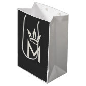 Sac Cadeau Moyen Conception de collection forgée (Devant Angle)