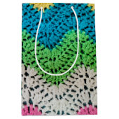 Sac Cadeau Moyen Conception de Crochet arc-en-ciel (Devant)