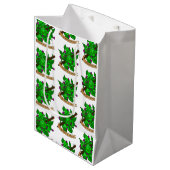 Sac Cadeau Moyen Conception de dés Druid (Devant Angle)