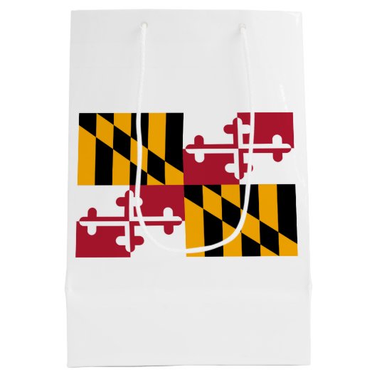 Sac Cadeau Moyen Conception de drapeau d'état du Maryland (Dos)