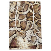 Sac Cadeau Moyen Conception de la peau de serpent (Devant)
