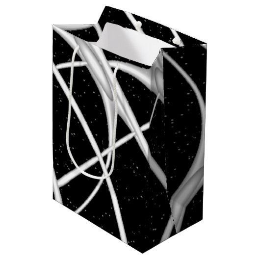 Sac Cadeau Moyen Conception de l'espace Galaxy (Devant Angle)