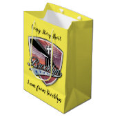Sac Cadeau Moyen Conception de logo de Brooklyn (Devant Angle)
