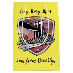 Sac Cadeau Moyen Conception de logo de Brooklyn