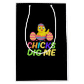 Sac Cadeau Moyen conception de pâques lapin (Devant)