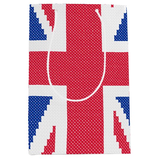 Sac Cadeau Moyen Conception de point de croisement d'origine Union  (Devant)