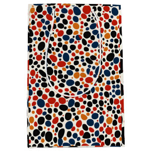 Sac Cadeau Moyen conception de points colorés