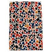 Sac Cadeau Moyen conception de points colorés (Dos)