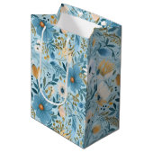 Sac Cadeau Moyen Conception de prairie de marais (Devant Angle)