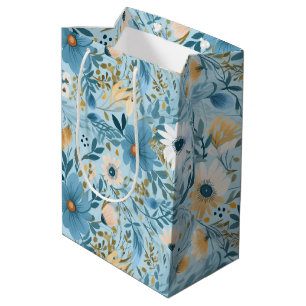 Sac Cadeau Moyen Conception de prairie de marais