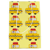 Sac Cadeau Moyen Conception de taxi (Devant)