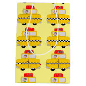 Sac Cadeau Moyen Conception de taxi (Dos)