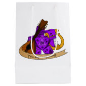 Sac Cadeau Moyen Conception des dés de série (Dos)