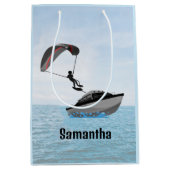 Sac Cadeau Moyen Conception du parachute (Devant)