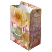 Sac Cadeau Moyen Conception florale estivale (Devant Angle)