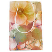 Sac Cadeau Moyen Conception florale estivale (Devant)
