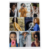 Sac Cadeau Moyen Concevez votre propre collection de photos 8 (Devant)