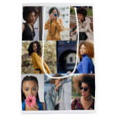 Sac Cadeau Moyen Concevez votre propre collection de photos 8 (Dos)