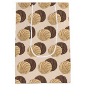 Sac Cadeau Moyen Conchas Pain Mexicain Sucré Boulangerie Pain Doux (Dos)