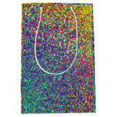 Sac Cadeau Moyen Confetti arc-en-ciel (Devant)