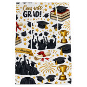 Sac Cadeau Moyen Congratulations Grad Wrapping Paper (Dos)