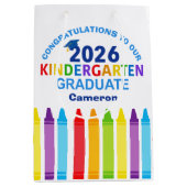 Sac Cadeau Moyen Congratulations Kindergarten Graduate Custom Party (Devant)