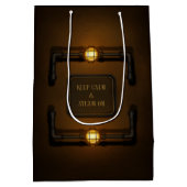 Sac Cadeau Moyen "Conserver le calme et la vapeur" Machine Age Stea (Dos)