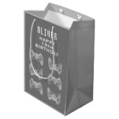 Sac Cadeau Moyen Contrôleur de jeu vidéo Gamer Anniversaire (Dos Angle)