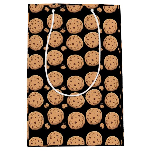 Sac Cadeau Moyen Cookie à chips au chocolat (Devant)