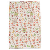 Sac Cadeau Moyen Cookie Christmas Pattern - Sweet and Festive (Dos)