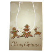 Sac Cadeau Moyen Cookies de pain d'épices (Dos)