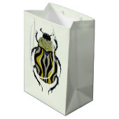 Sac Cadeau Moyen Cool Beetle Bug Art Insect Lover (Dos Angle)