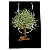 Sac Cadeau Moyen cool de l'arbre à argent du casino (Dos)