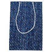Sac Cadeau Moyen Copie préférée de denim de blues-jean (Dos)