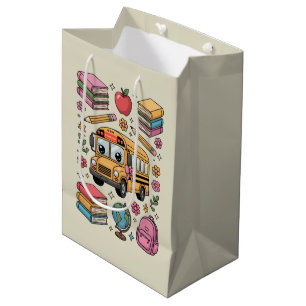 Sac Cadeau Moyen Coquette professeur rentrée scolaire maternelle pr