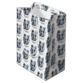 Sac Cadeau Moyen Cordon d'extension (Dos Angle)