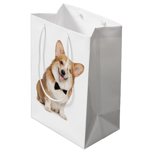 Sac Cadeau Moyen Corgi (Dos Angle)