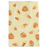 Sac Cadeau Moyen Corne à bonbons (Devant)