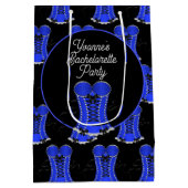 Sac Cadeau Moyen Corse bleue Flirty (Dos)