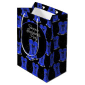 Sac Cadeau Moyen Corse bleue Flirty (Dos Angle)