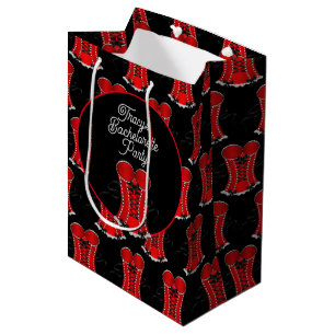 Sac Cadeau Moyen Corse rouge Flirty