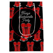 Sac Cadeau Moyen Corse rouge Flirty (Dos)