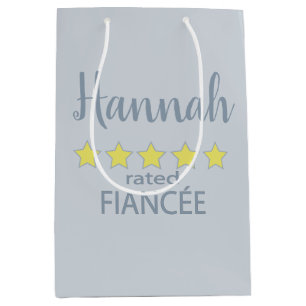 Sac Cadeau Moyen Cortège de Mariage & de Fiançailles 5 Étoiles